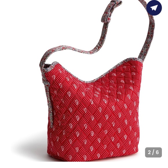 Vera Bradley Premium Cotton Astoria Shoulder Bag - Picture 2 of 14